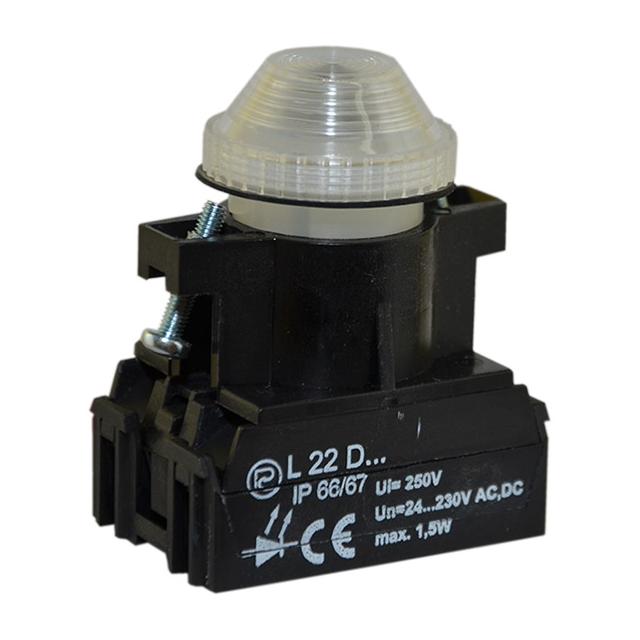 Lampka L22WD 24V-230V żółto-zielona