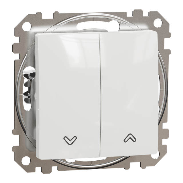 Sedna Design & Elements, przycisk żaluzjowy, biały