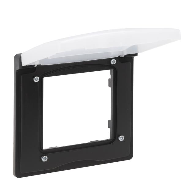 Niloe Step Ramka Pojedyncza IP44- Kolor Czarny 863596 LEGRAND