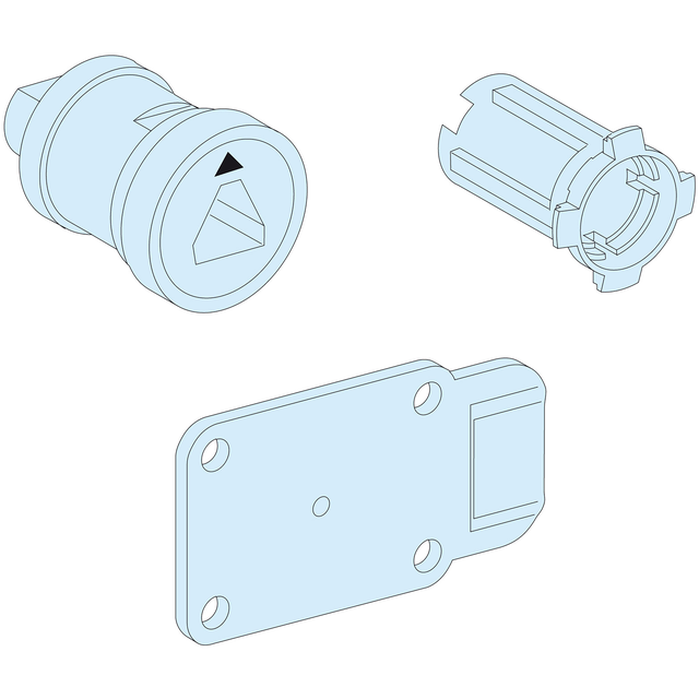 Rozdzielnice PrismaSet, zestaw wkładek do zamka IP55