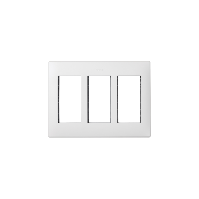 Simon Connect Ramka obudowy S500 3-modułowa 6x K45 czysta biel