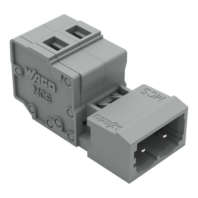 Wtyk MCS-MIDI Classic 2-biegunowy szary raster 5mm /100szt./ 231-602 WAGO