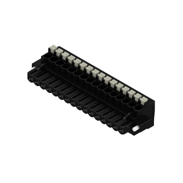 BLF 5.00HC/16/90F SN BK GY BX Wtyk PCB (złącze wiązki), 5.08 mm, Liczba biegunów: 16, PUSH IN, Złącze sprężynowe /18szt./ 1026350000 WEIDMÜLLER