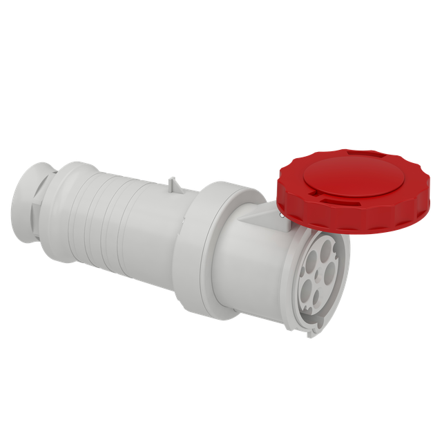 Gniazdo PratiKa proste - 63A - 3P+N+E - 380..415 V AC - IP67