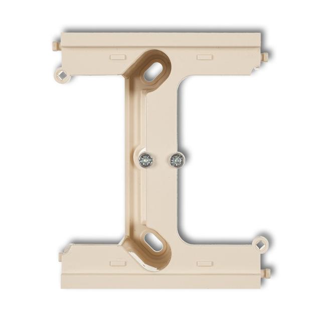 DECO Moduł rozszerzający puszkę natynkową pojedynczą, składaną do ramek wielokrotnych DECO beżowy