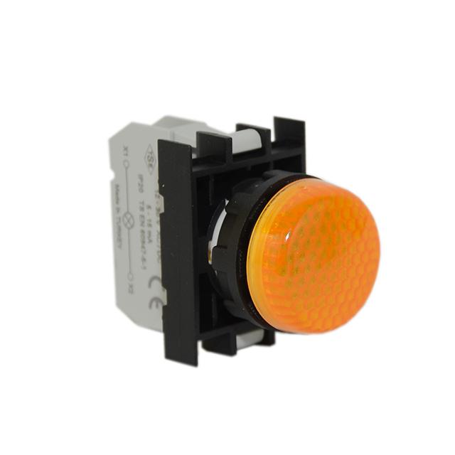 Lampka sygnalizacyjna B z LED 100-250V AC/DC żółta