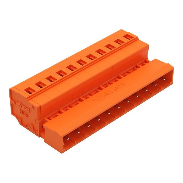 MCS-MIDI Classic wtyk 11-bieg. pomarańczowy raster 5,08 mm /25szt./ WAGO