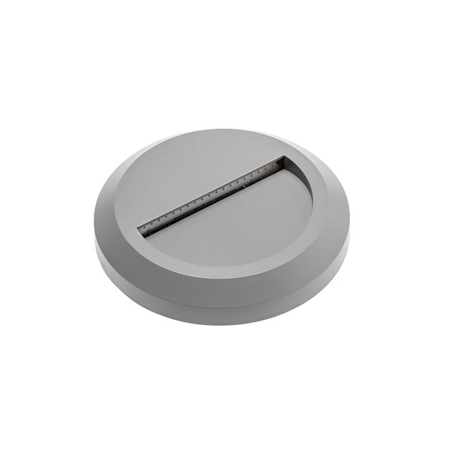 OPRAWA SCHODOWA LED SILVER OD, 2W, 100LM, AC220-240V, 50/60HZ, KĄT ŚWIECENIA 120*, IP65, OKRĄGŁY, CI