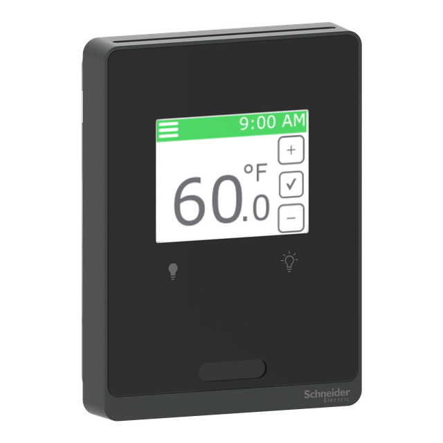 SXW, panel przedni z czujnikiem PIR, ekran dotykowy i 2 przyciski, Sensorbus, czarny