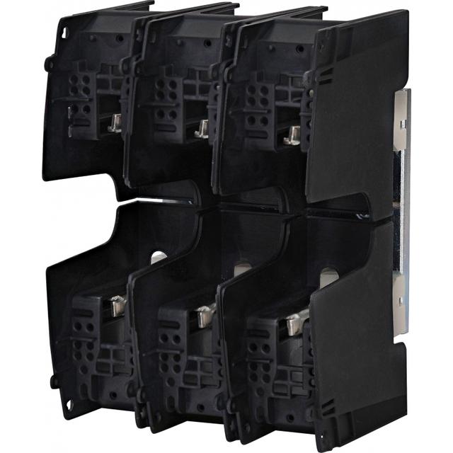 PKI 00 M8-M8 3p S - Podstawa bezpiecznikowa z osłonami zacisków