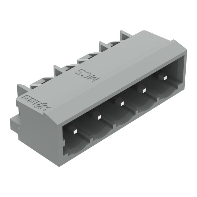 MCS-MIDI Classic wtyk 5-bieg. szary raster 5 mm /200szt./ WAGO