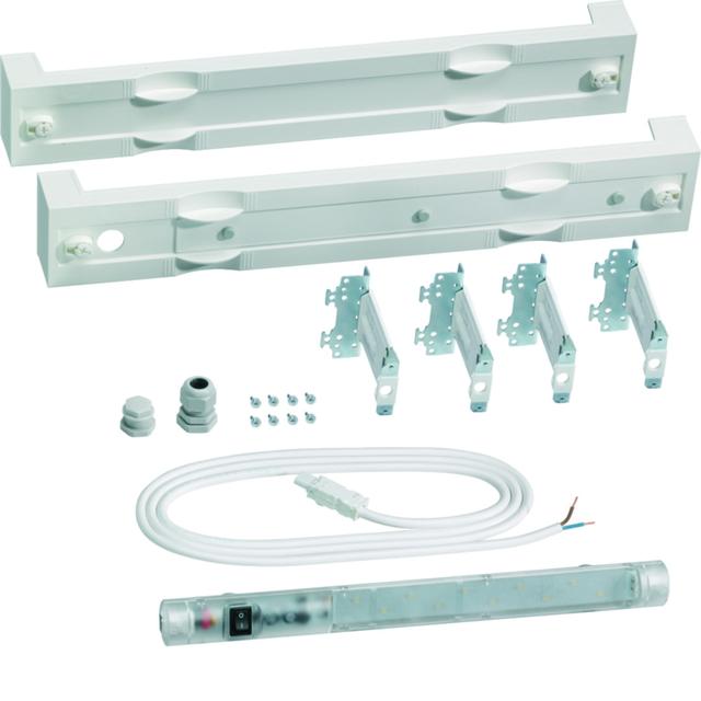 univers N Blok dla oświetl. LED z wył. +pusty blok 75x500mm UG02E1N HAGER