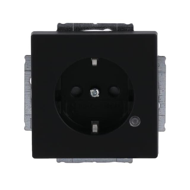 FUTURE Gniazdo SCHUKO Oświetlenie kontrolne z diodami LED czarny matowy 2CKA002013A5330 ABB