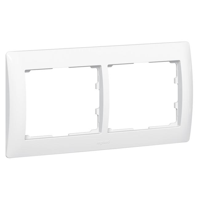 Sistena Life Ramka Arctic Podwójna Pozioma 771002 LEGRAND