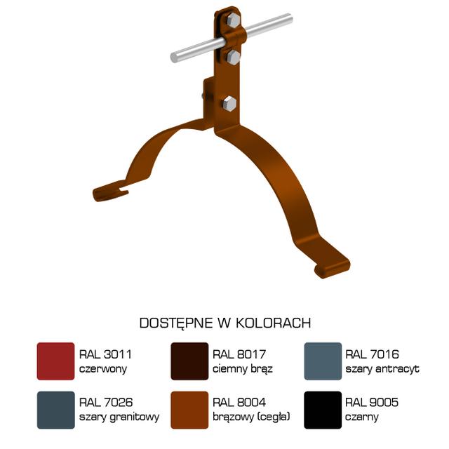 Uchwyt gąsiorowy "WZÓR 31" Z-śruba H=10 cm /LA/