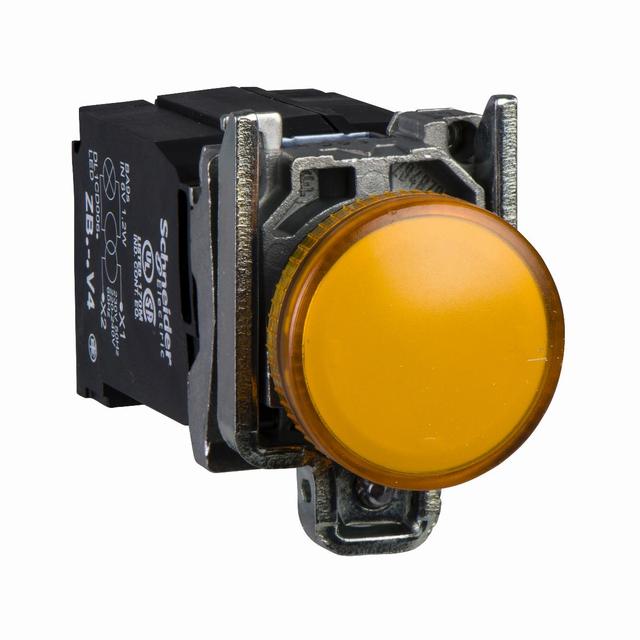Harmony XB4 Lampka sygnalizacyjna pomarańczowa żarówka 110/120V metalowy typowa XB4BV35 Schneider