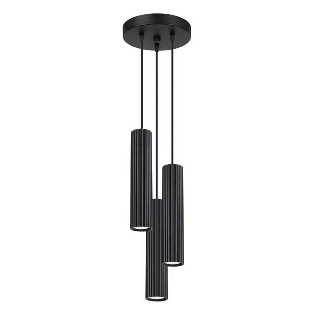Sollux Lampa wisząca KARBON 3P czarny SL.1576