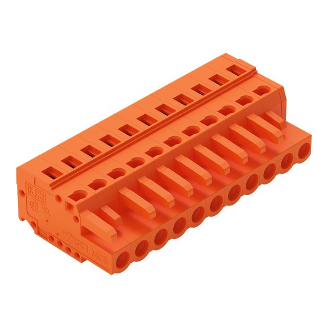 Gniazdo MCS-MIDI Classic 11-biegunowe pomarańczowe raster 5,08mm /25szt./ 231-311/026-000 WAGO