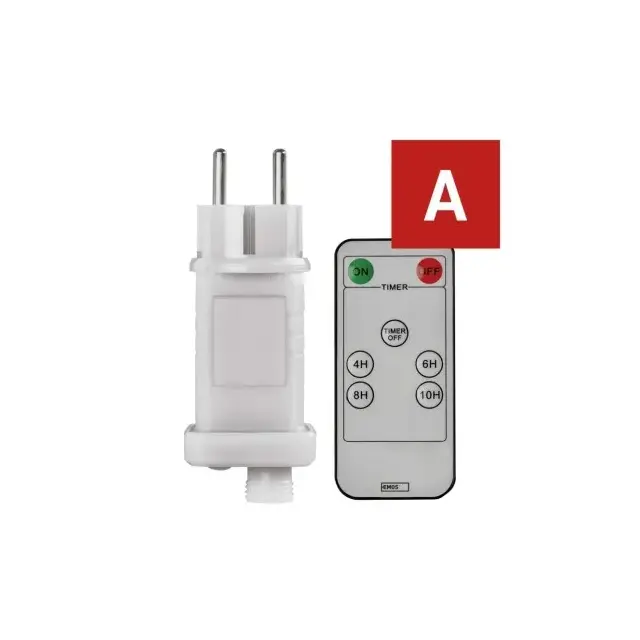 Oświetlenie łączone - zasilacz + pilot, max. 800 LED, timer