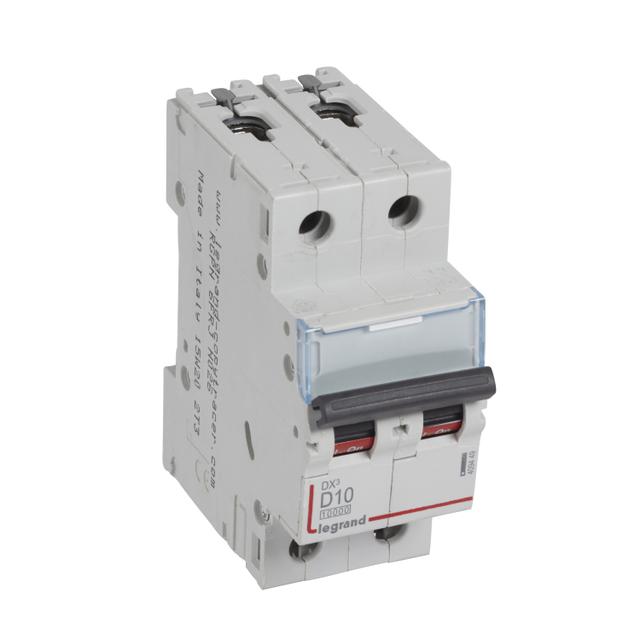 Wyłącznik Nadprądowy S 312 2P D10A 10000A DX3 409449 LEGRAND