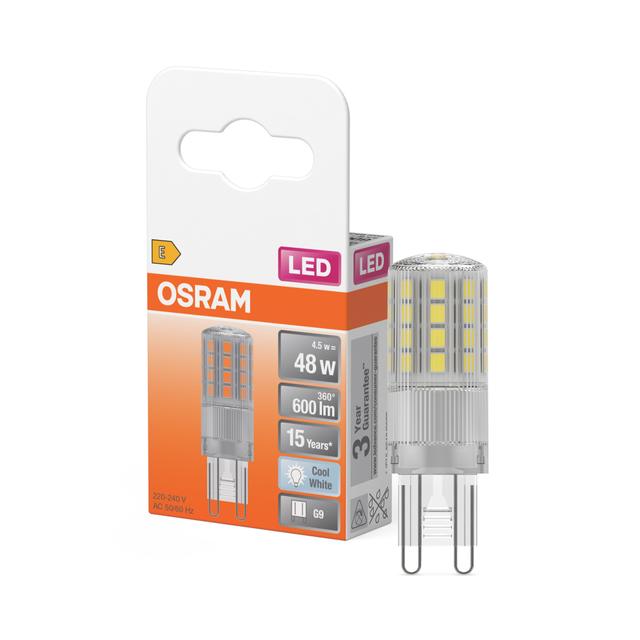 LED PIN50 CL 4,8W 840 230V G9 LEDVANCE