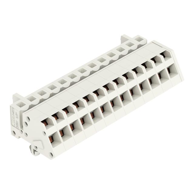 Gniazdo MCS‑MIDI Classic kątowe 13‑biegunowe jasnoszare raster 5mm 721‑313/008‑000 /25szt./ WAGO
