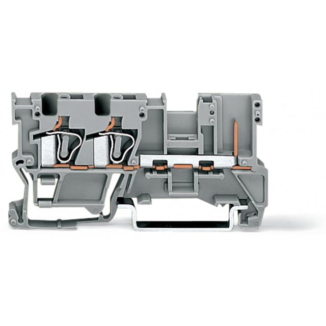 X-COM złączka bazowa 1-przewodowa/1-pinowa szara