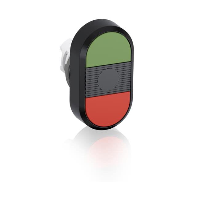 Przycisk podwójny niepodświetlany bez tekstu czarne pole MPD1-11B