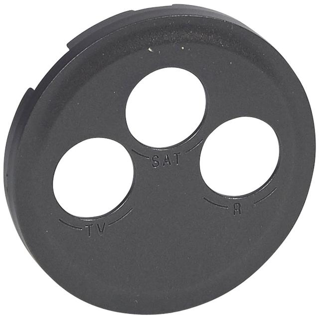 CELIANE - Plakietka do gniazd TV-RD-SAT grafitowa, Legrand