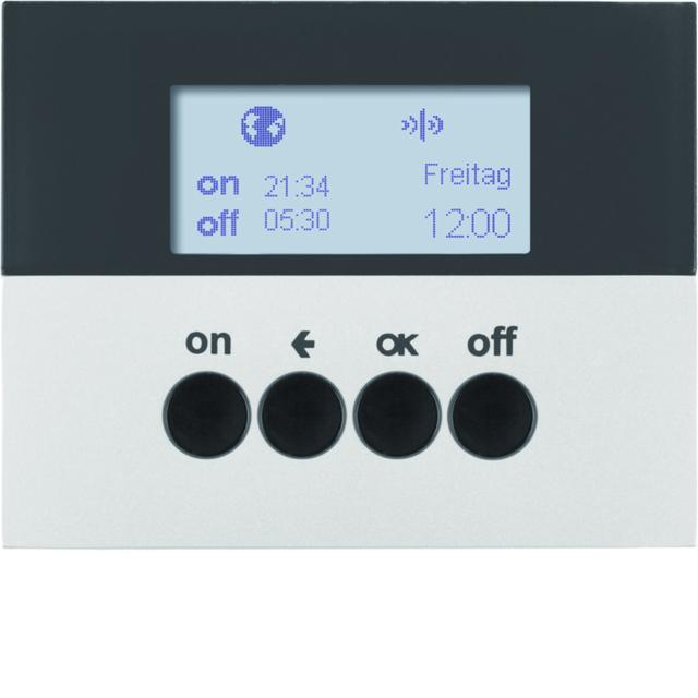 BERKER K.5 KNX RF quicklink łącznik czasowy aluminium lakierowana 85745277 HAGER