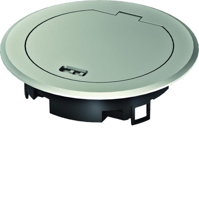 tehalit.VE-EE Pokrywa uchylna do p.instalacyjnej R02 o.cynkowy srebro