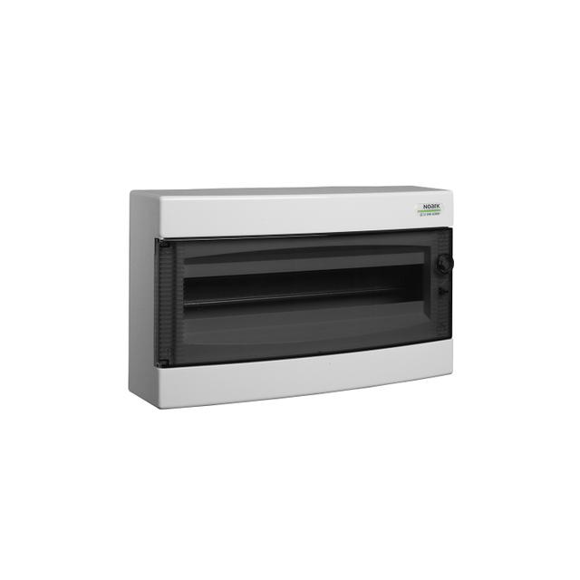 PNS 18T Rozdzielnica natynkowa drzwi przezroczyste IP40 1 rząd 1x18 modułów 101499 NOARK