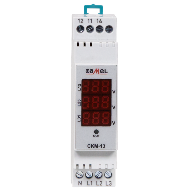 Czujnik kolejności i zaniku faz CKM-13 True RMS 3x230V ZAMEL