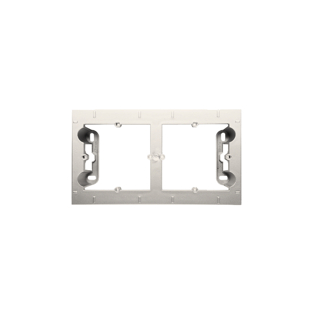 Simon 54 Premium Puszka natynkowa 2-krotna do ramek PREMIUM. Głębokość 35mm kremowy