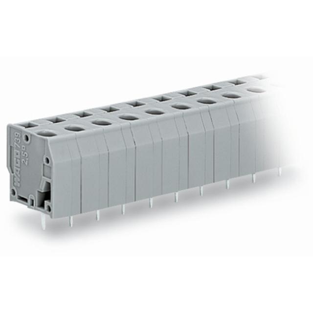 listwa zaciskowa do pł. drukowanych 7-bieg. szara raster 7,5 mm