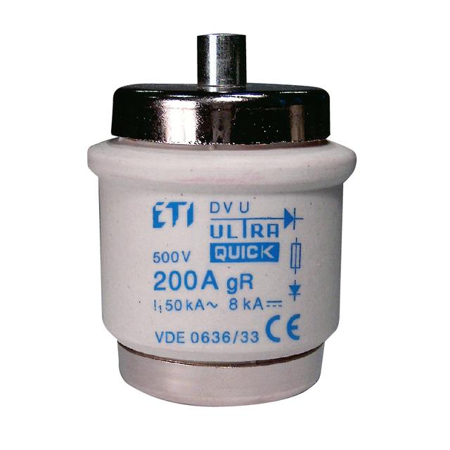 Wkładka topikowa ultraszybka DV UQ gR 200A 500V 004325003 ETI