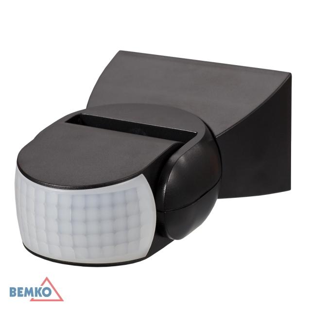 CZUJNIK RUCHU 1200W 180* IP65 CZARNY