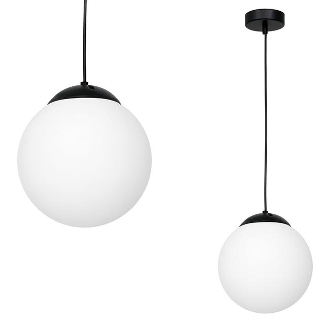 Milagro lampa wisząca Lima E14 czarno/biała MLP6522