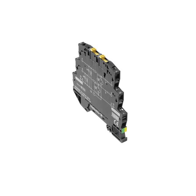 VSSC6TRSLLD24VAC/DC0.5A Odgromnik (sieci przesyłu danych/technologia MCR), Ochrona przeciwprzepięciowa, MSR, Cyfrowe, Liczba sygnałów: 1, AC/DC, 24 V, 34 V, 500 mA, Zacisk /10szt 1064390000 WEIDMÜLLER