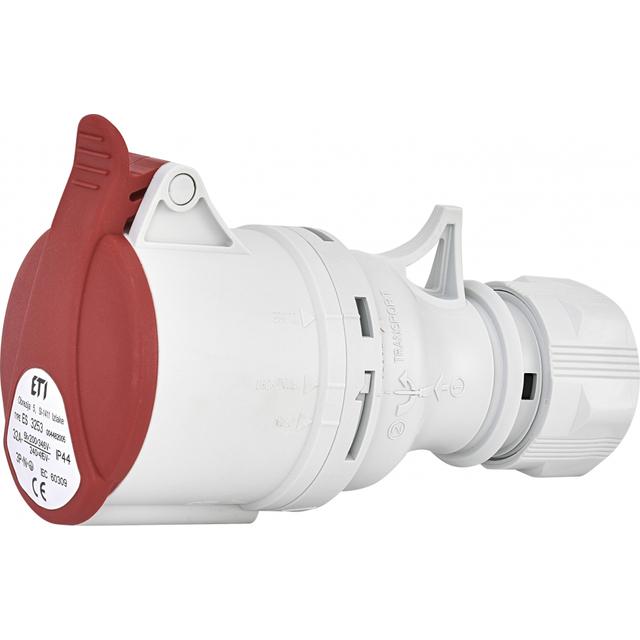 32A, 400V, 3P+N+PE, Gniazdo przenośne IP44