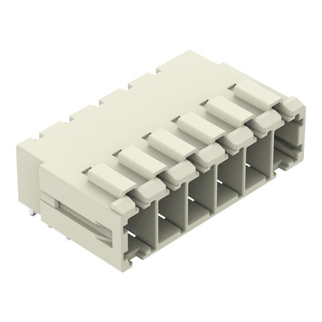 MCS-MAXI gniazdo 6-bieg. jasnoszare raster 7,62 mm /24szt./ WAGO