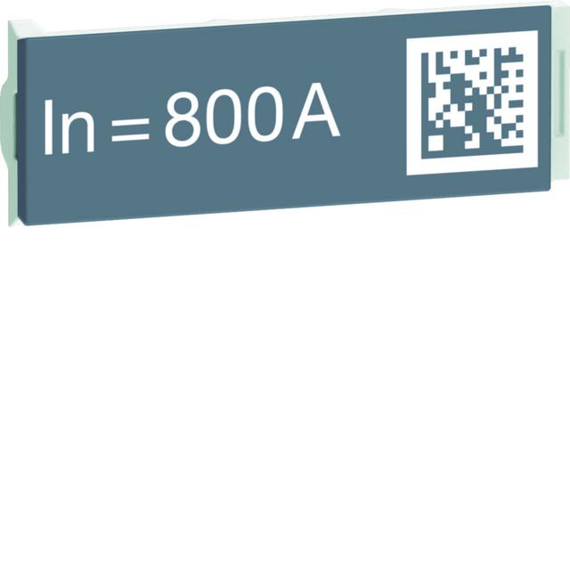 ACB HW1 Wtyczka z oznaczeniem znamionowym wyłącznika 800A HWW466H HAGER