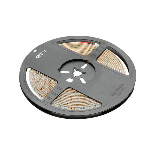 TAŚMA FLASH 3528, 300 LED CIEPŁY BIAŁY, 24W WODOODPORNA 8MM, ROLKA 5M