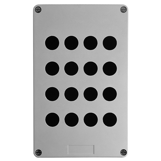 Harmony XAPS Pusta kaseta sterująca 16 otworów w 4 kolumnach fi22 0 151x241mm plastikowa XAPA3116 Schneider