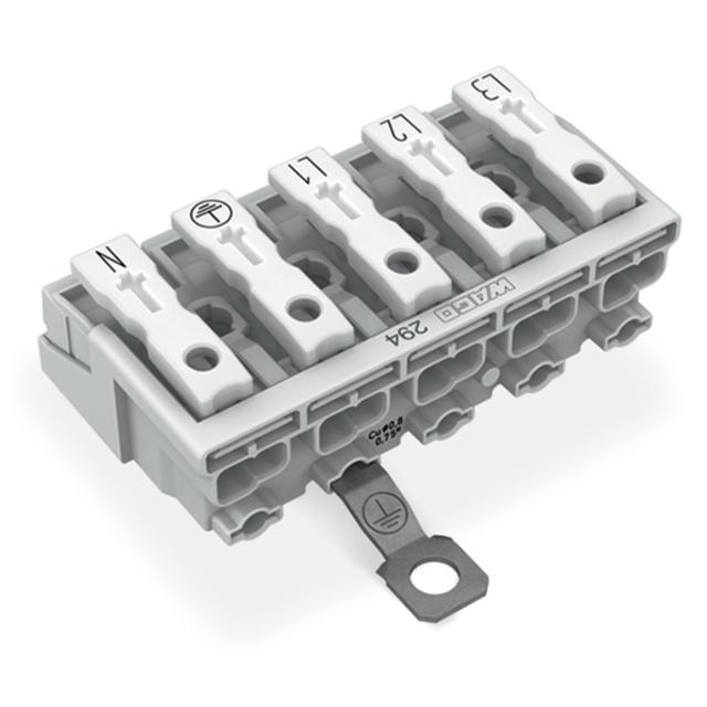 złączka zasilająca 5-biegunowa bez stopek ze stykiem PE