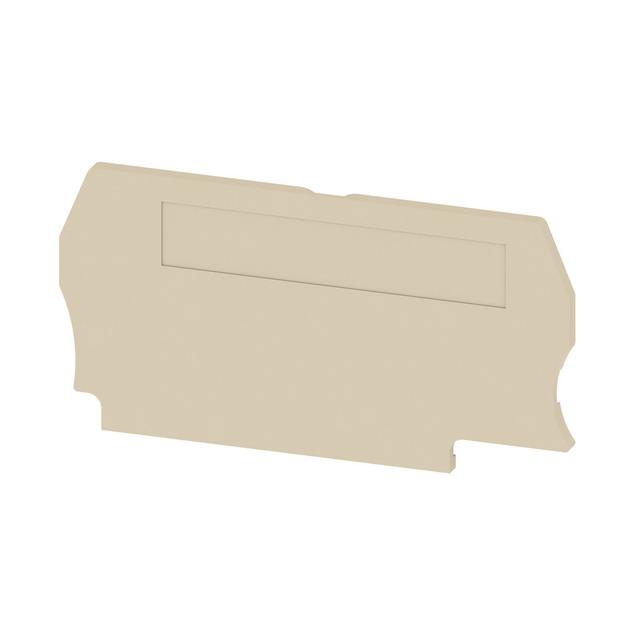 ZAP/TW 1 AM Płyta separacyjna (terminal), Płyta zamykająca i pośrednia, Automatyczny montaż, 59.5 mm x 30.5 mm, Ciemnobeżowy /50szt./ 1471670000 WEIDMÜLLER