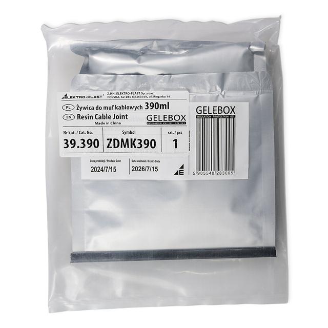 ZDMK390 Żywica do muf kablowych 390ml GELEBOX czarna 39.390 OPATÓWEK