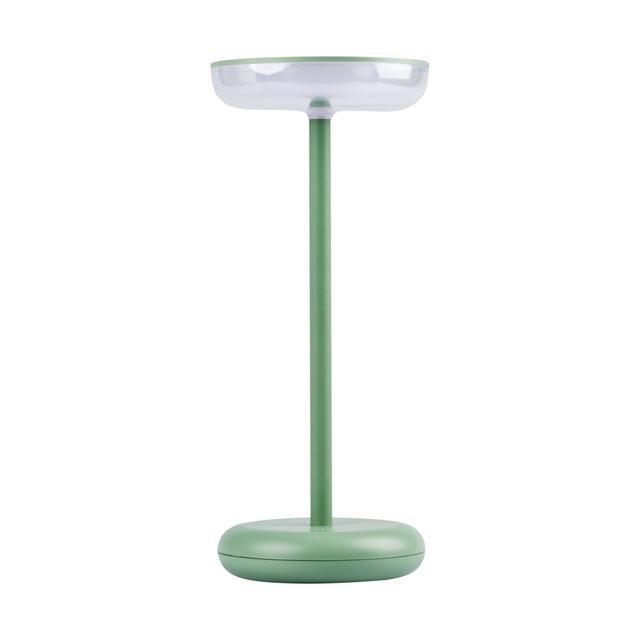 FLUXY LED IP44 GN Lampka stołowa bezprzewodowa FLUXY LED IP44 GN barwa ciepłobiała 3000K max 82Lm ko 37313 KANLUX