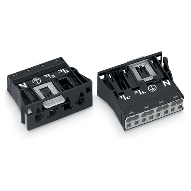 WINSTA wtyk 4-torowy SnapIn czarny