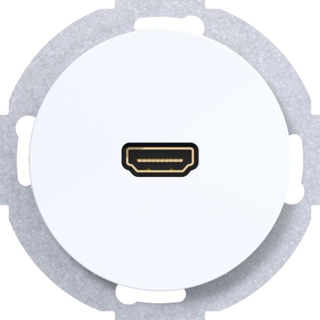 R.1/R.3 Gniazdo HDMI biały Berker 3315422089 WLF4379WG HAGER